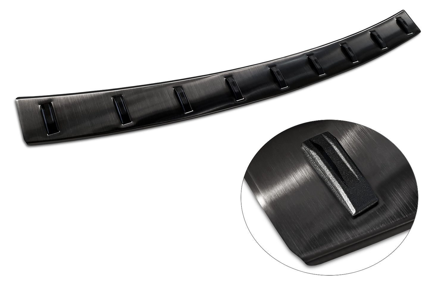 protector de parachoques trasero SEAT LEON (5F) negro