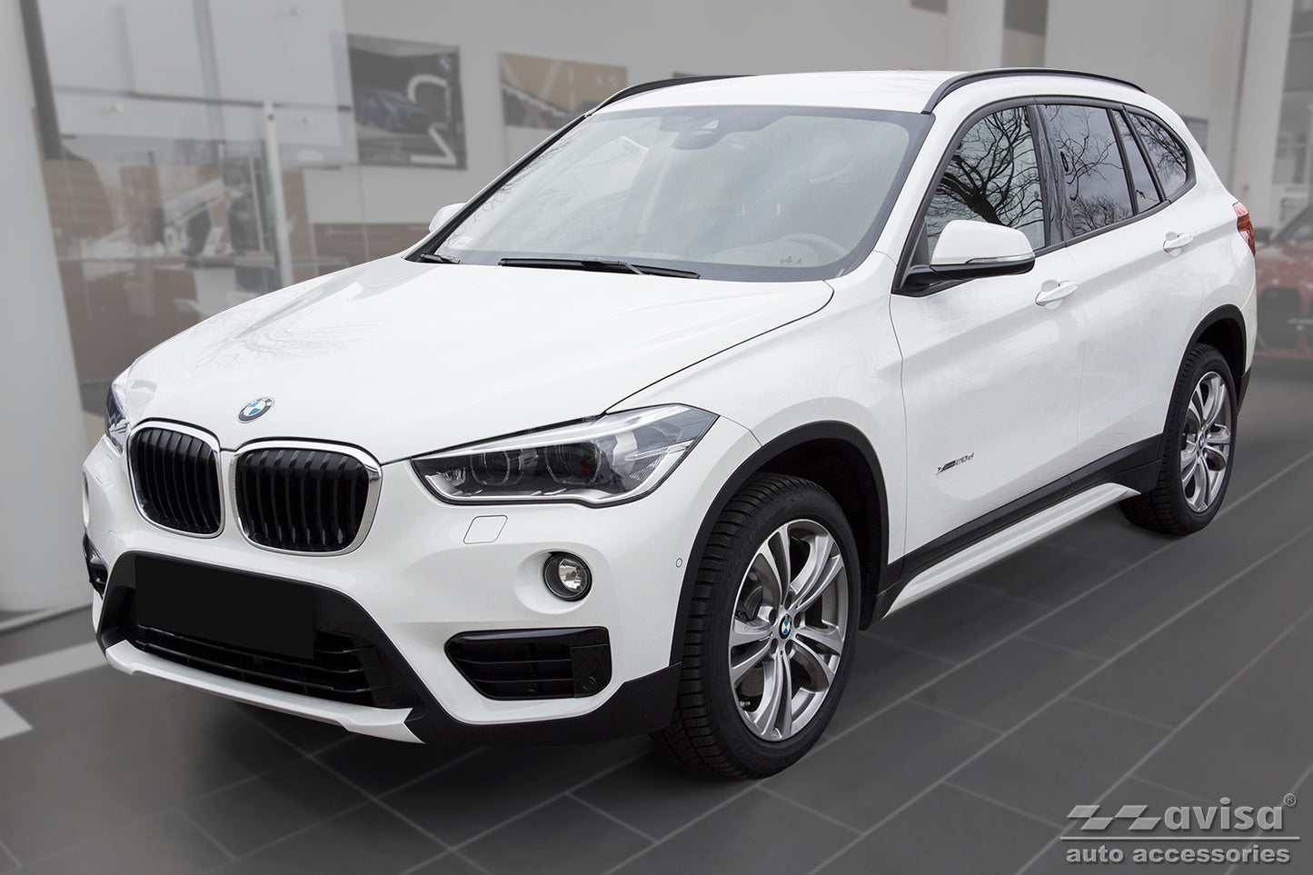 protector de parachoques trasero BMW X1 F48 2019-2022+