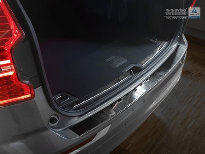 protector de parachoques trasero VOLVO XC60 negro 2021+