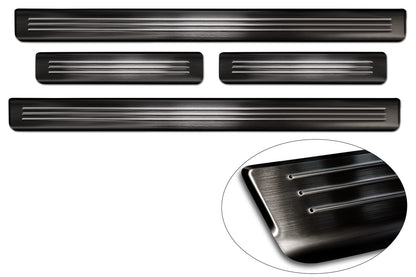 Protector umbral de puertas en relieve FORD MUSTANG Mach-E negro