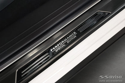 Protector umbral de puertas MAZDA CX-60 negro/ negro espejo inserto