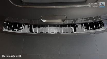 protector de parachoques trasero CITROEN SPACE TOURER negro espejo