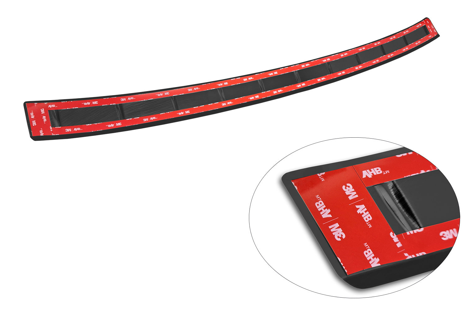 protector de parachoques trasero MG 5 E SW negro 2022+
