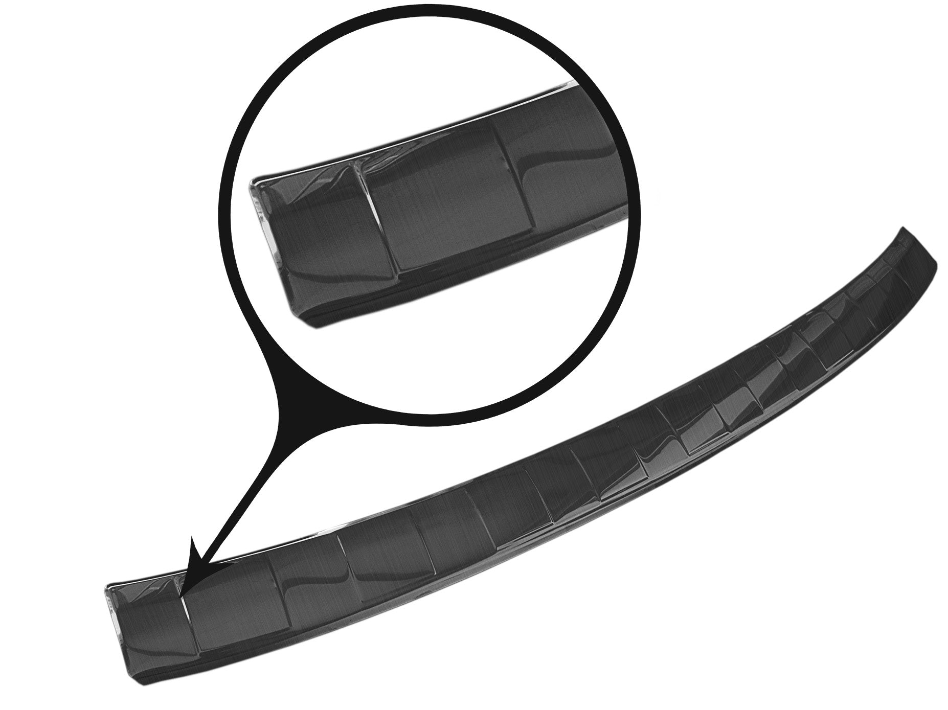 protector de parachoques trasero FORD KUGA ST-Line negro