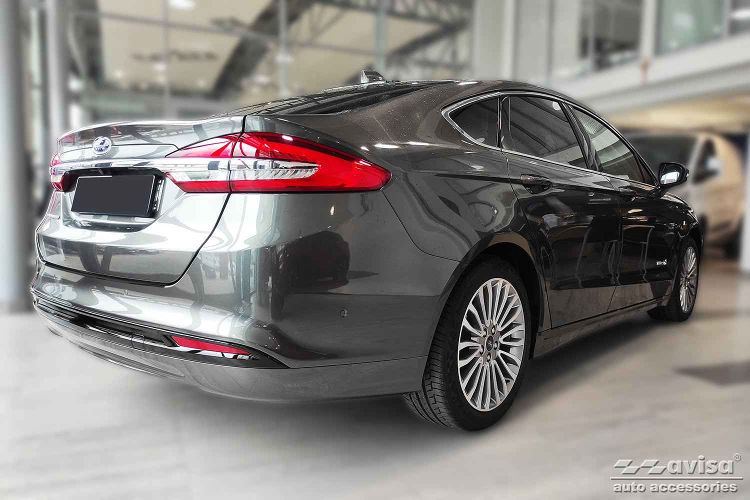 protector de parachoques trasero FORD MONDEO negro 2014-2019+