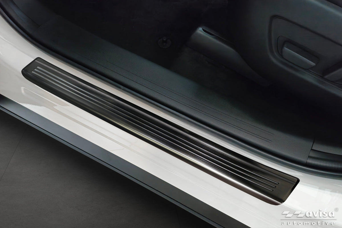Protector umbral de puertas en relieve MAZDA CX-80 negro