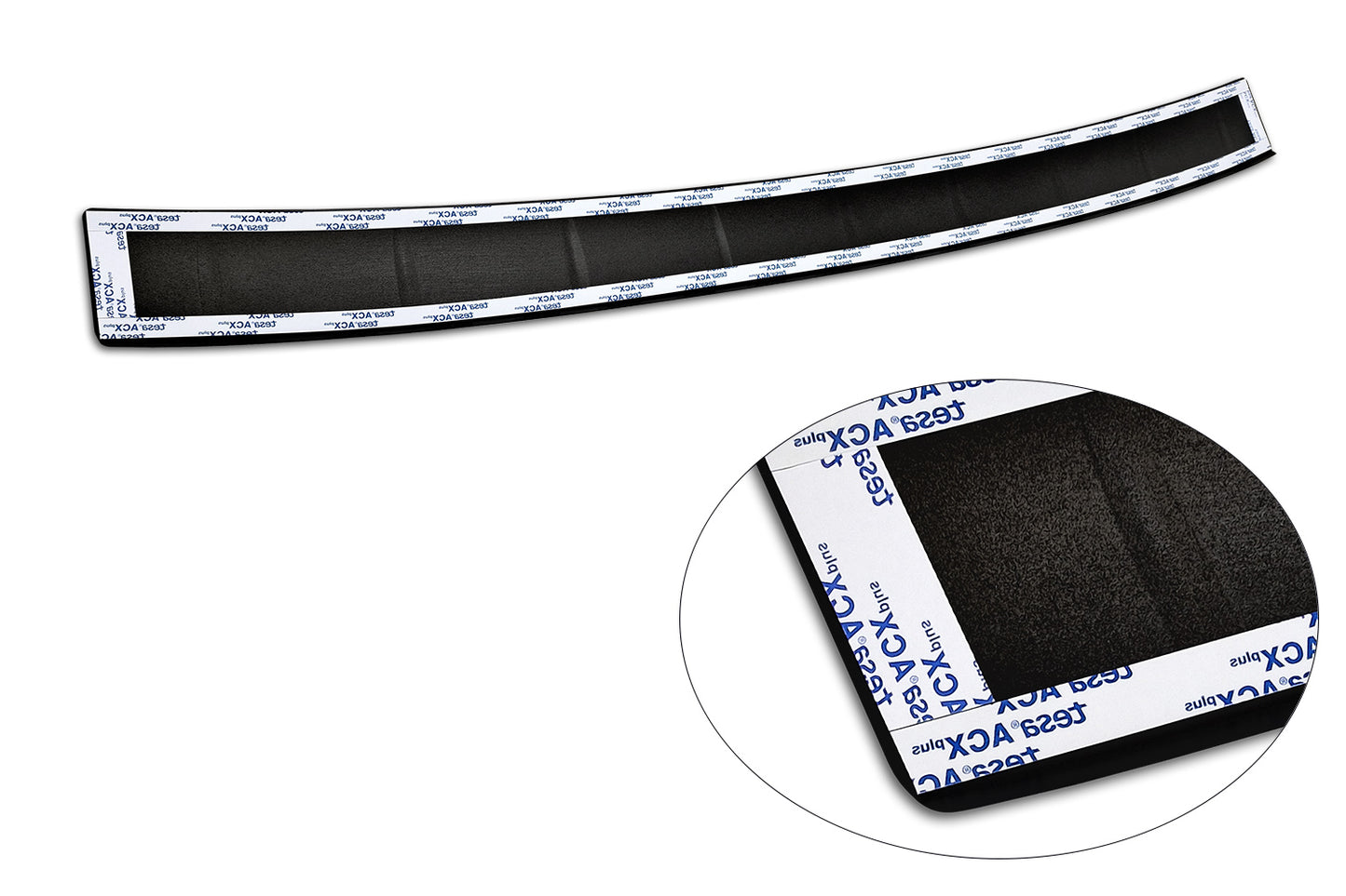 protector de parachoques trasero VW TIGUAN negro mate