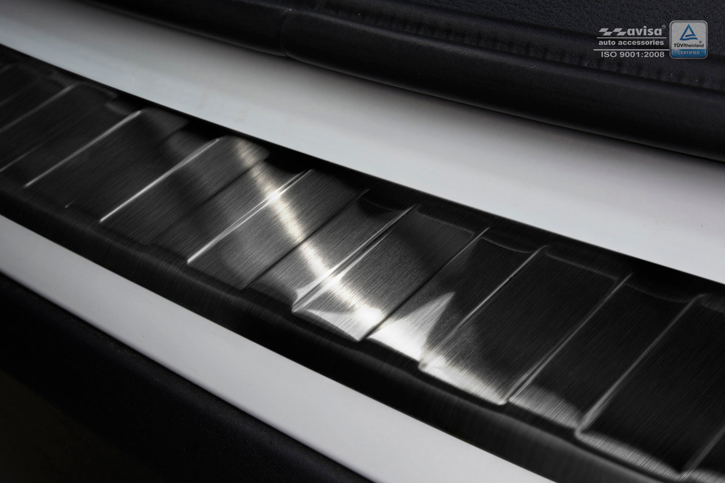 protector de parachoques trasero BMW X1 F48 negro