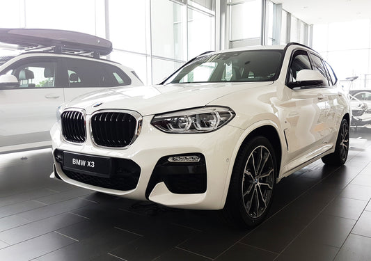 protector de parachoques trasero "Performance"BMW X3 G01 M-pak cobre espejo, cobre fibra de carbono
