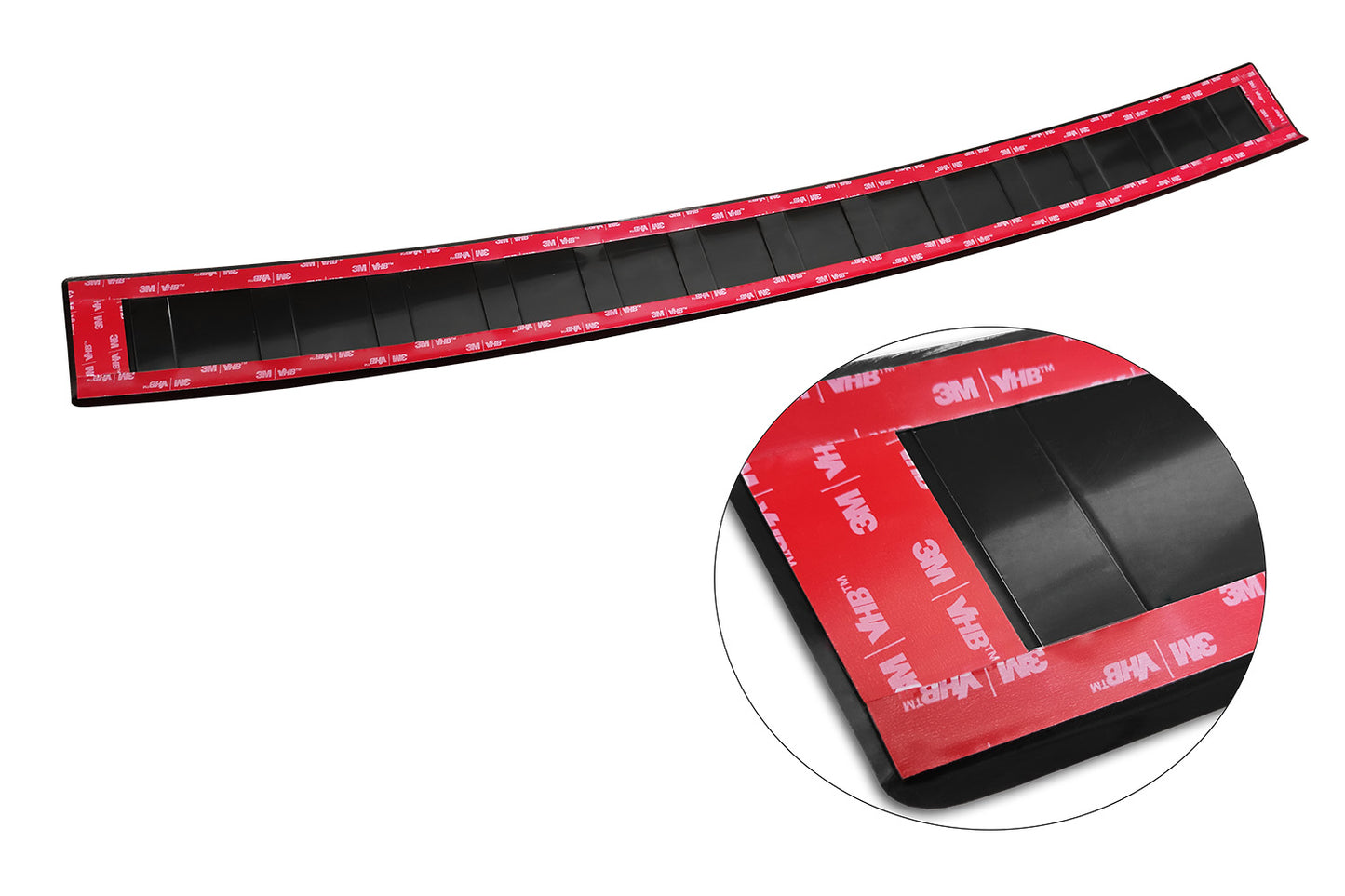 protector de parachoques trasero SKODA OCTAVIA liftback negro