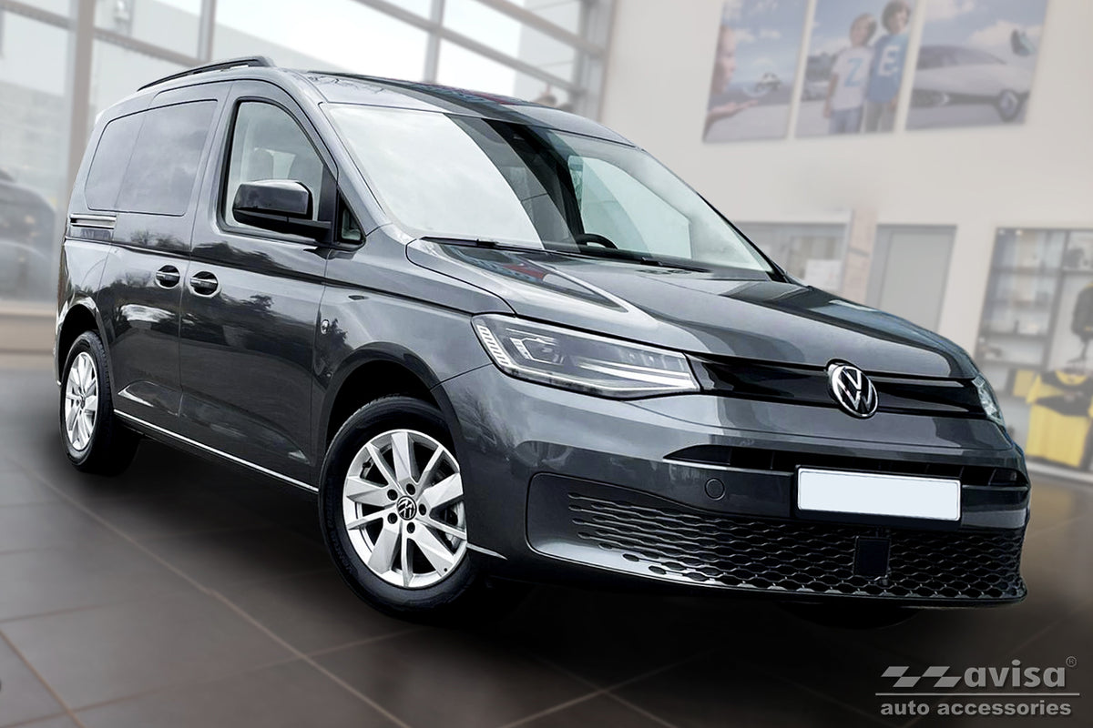 Protector umbral de puertas en relieve VW CADDY CARGO negro