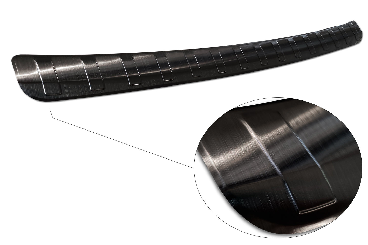 protector de parachoques trasero MERCEDES GLA H247 negro 2020+