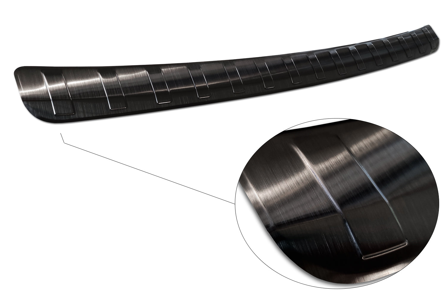 protector de parachoques trasero MERCEDES GLA H247 negro 2020+