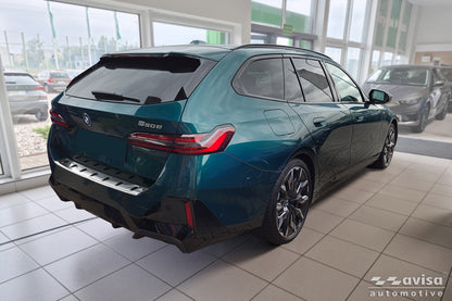 protector de parachoques trasero BMW 5 G61 plata satinado