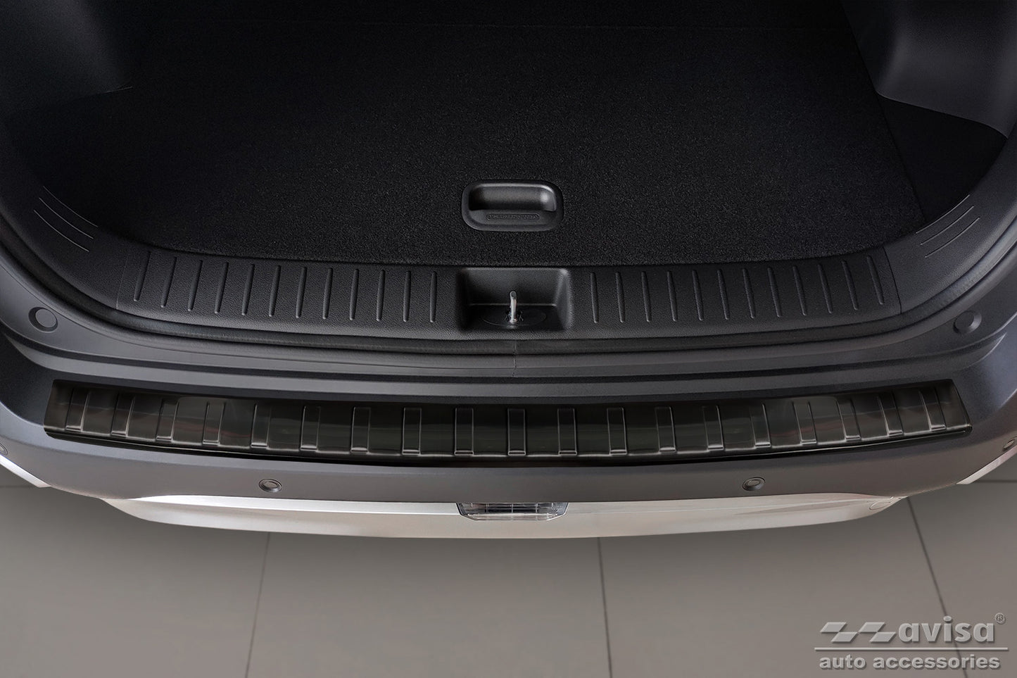 protector de parachoques trasero KIA SPORTAGE negro 2021-25