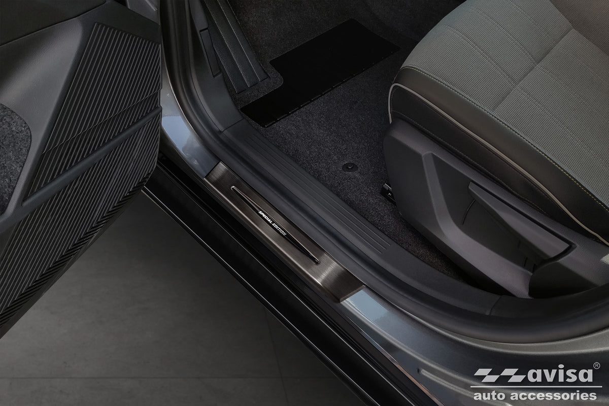 Protector umbral de puertas SPECIAL EDITION 3d emblema RENAULT MEGANE E-TECH ELECTRIC negro