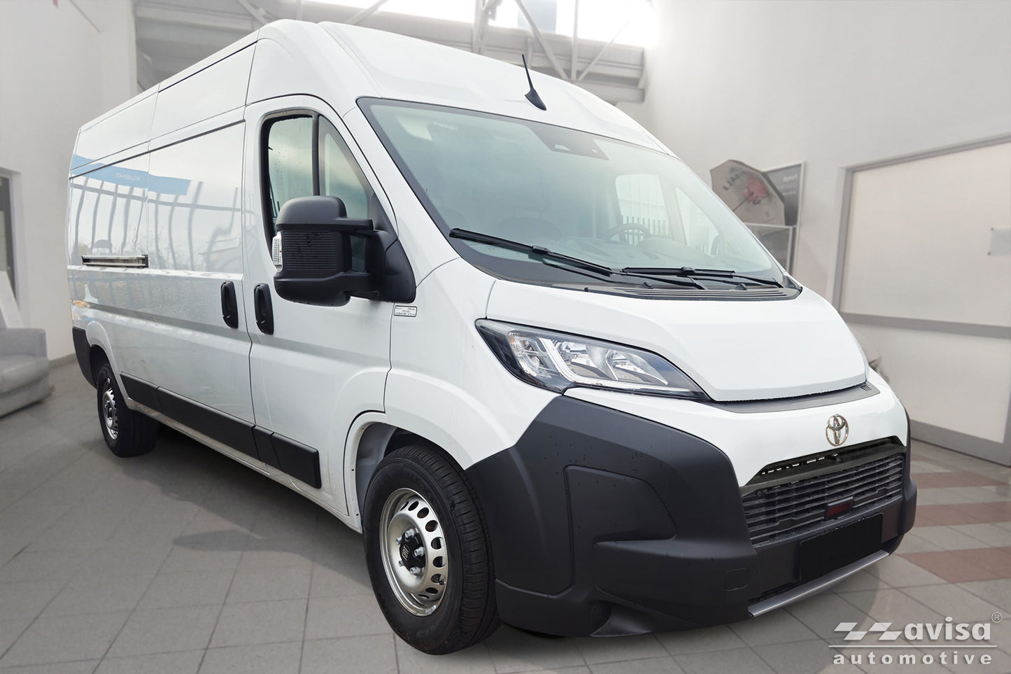 protector de parachoques trasero FIAT DUCATO negro
