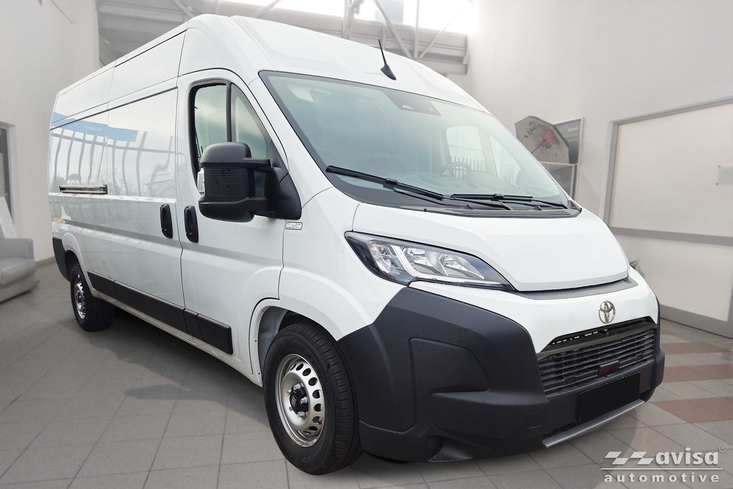 protector de parachoques trasero FIAT DUCATO negro
