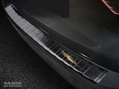 protector de parachoques trasero BMW 3 G21 negro 2018-2022