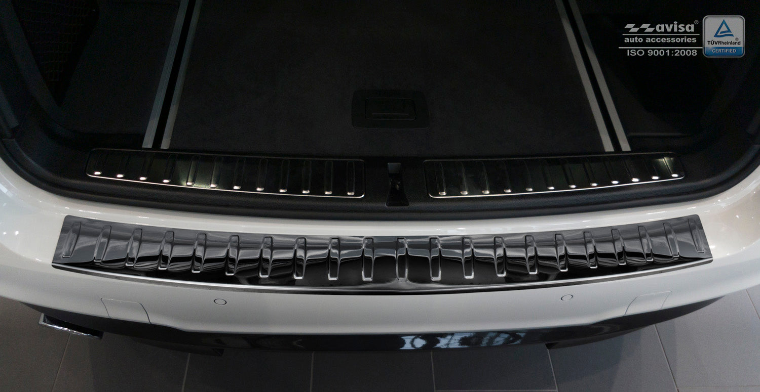 protector de parachoques trasero BMW X3 F25 negro espejo