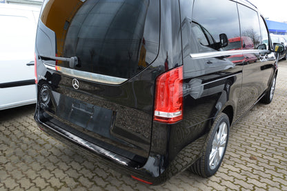 protector de parachoques trasero MERCEDES CLASE V W447 negro 2024+