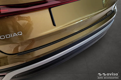 protector de parachoques trasero SKODA KODIAQ negro