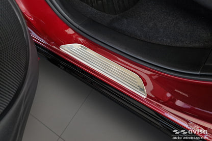 Protector umbral de puertas en relieve HONDA ZR-V plata satinado