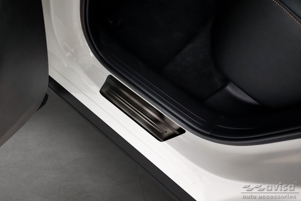 Protector umbral de puertas MAZDA CX-60 negro/ negro espejo inserto