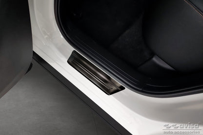 Protector umbral de puertas MAZDA CX-60 negro/ negro espejo inserto