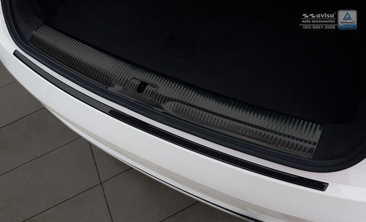 protector de parachoques trasero AUDI Q3 FL negro