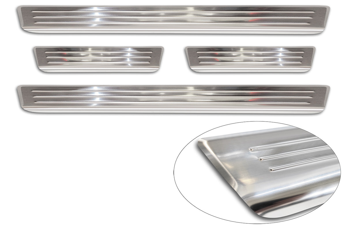 Protector umbral de puertas VW ID.4 suv plata satinado
