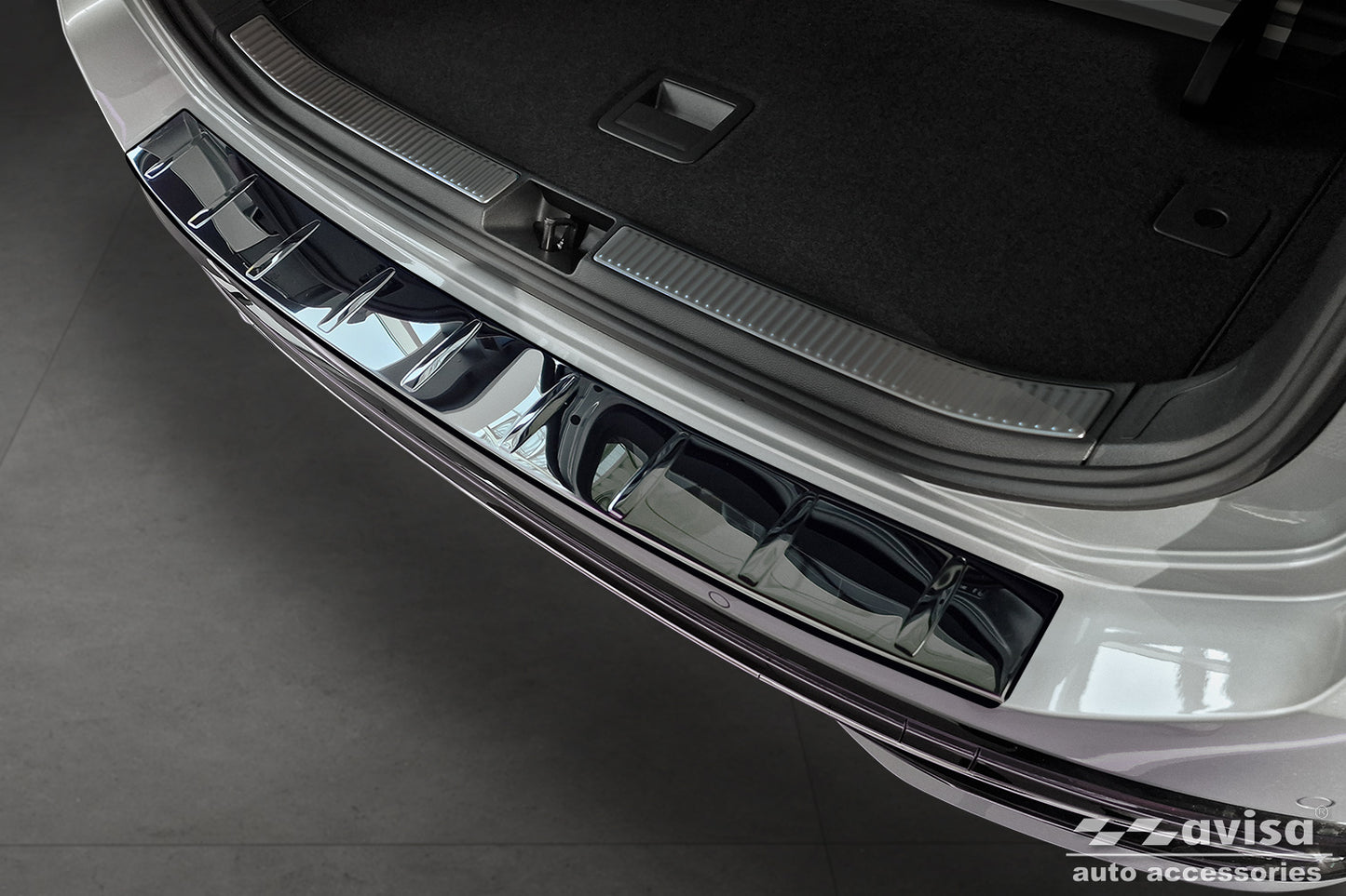 protector de parachoques trasero VW PASSAT B9 VARIANT negro espejo