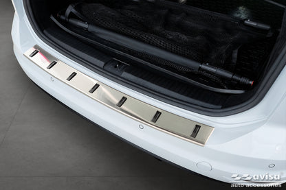 protector de parachoques trasero VW TOURAN plata