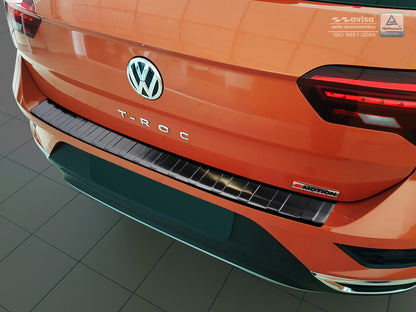 protector de parachoques trasero VW T-ROC cabrio negro 2022+