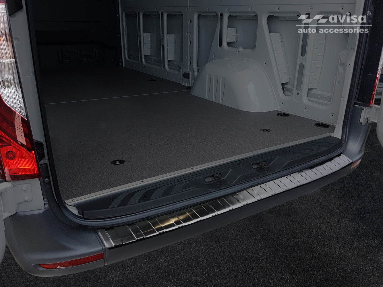 protector de parachoques trasero MERCEDES SPRINTER negro