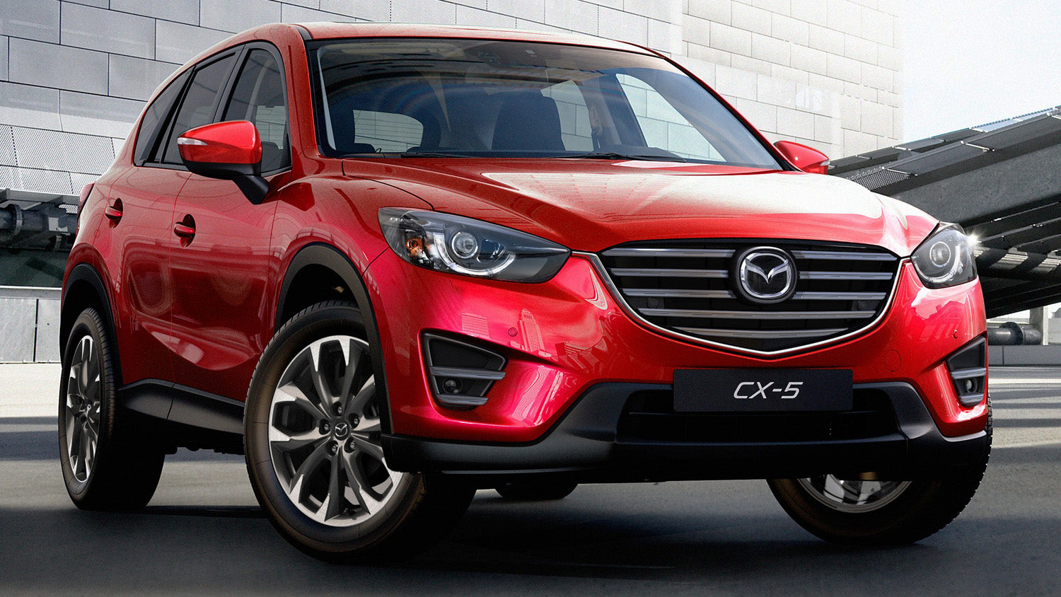 protector de parachoques trasero MAZDA CX-5 negro acero, rojo&negro fibra de carbono