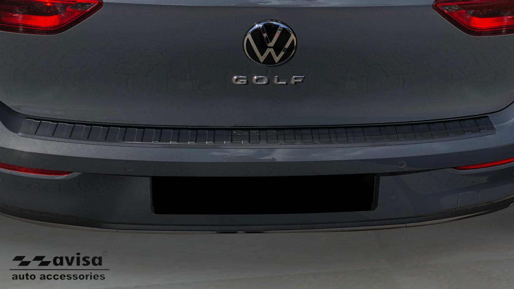 protector de parachoques trasero VW GOLF hatchback negro