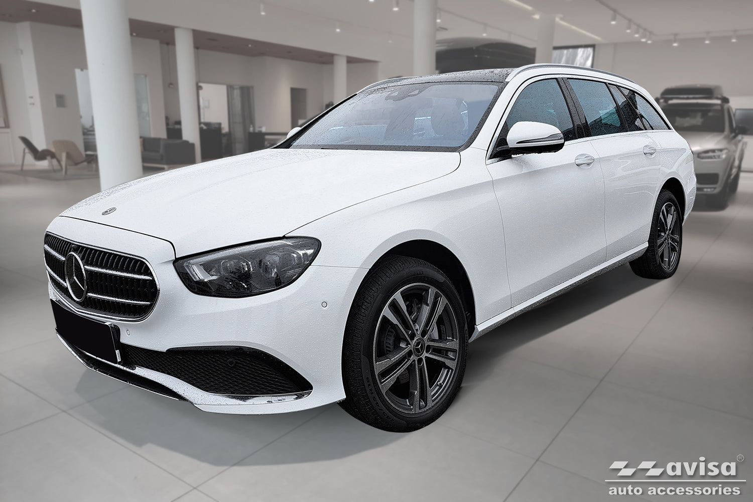 protector de parachoques trasero MERCEDES CLASE E W213 negro