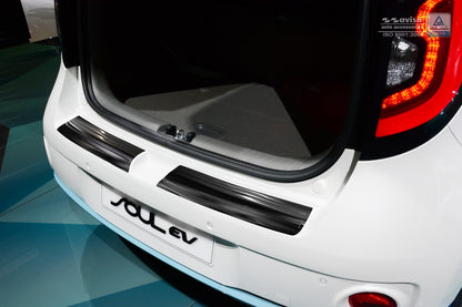 protector de parachoques trasero KIA SOUL EV negro