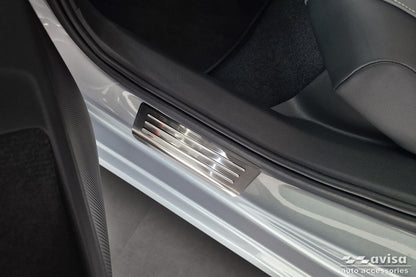 Protector umbral de puertas en relieve VW PASSAT B9 VARIANT plata satinado