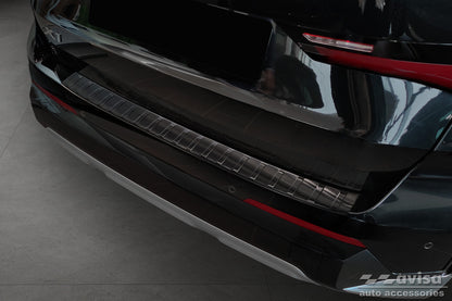 protector de parachoques trasero BMW X1 U11 negro 2022+