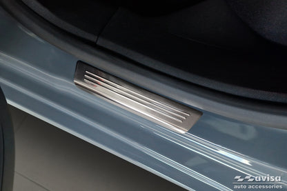 Protector umbral de puertas en relieve OPEL CORSA Corsa-e Edition plata satinado