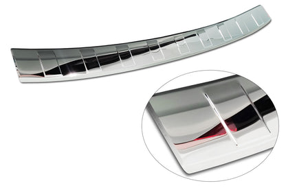 protector de parachoques trasero VOLVO V60 Plug-n Hybrid plata espejo