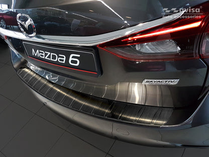 protector de parachoques trasero MAZDA 6 combi negro 2018+