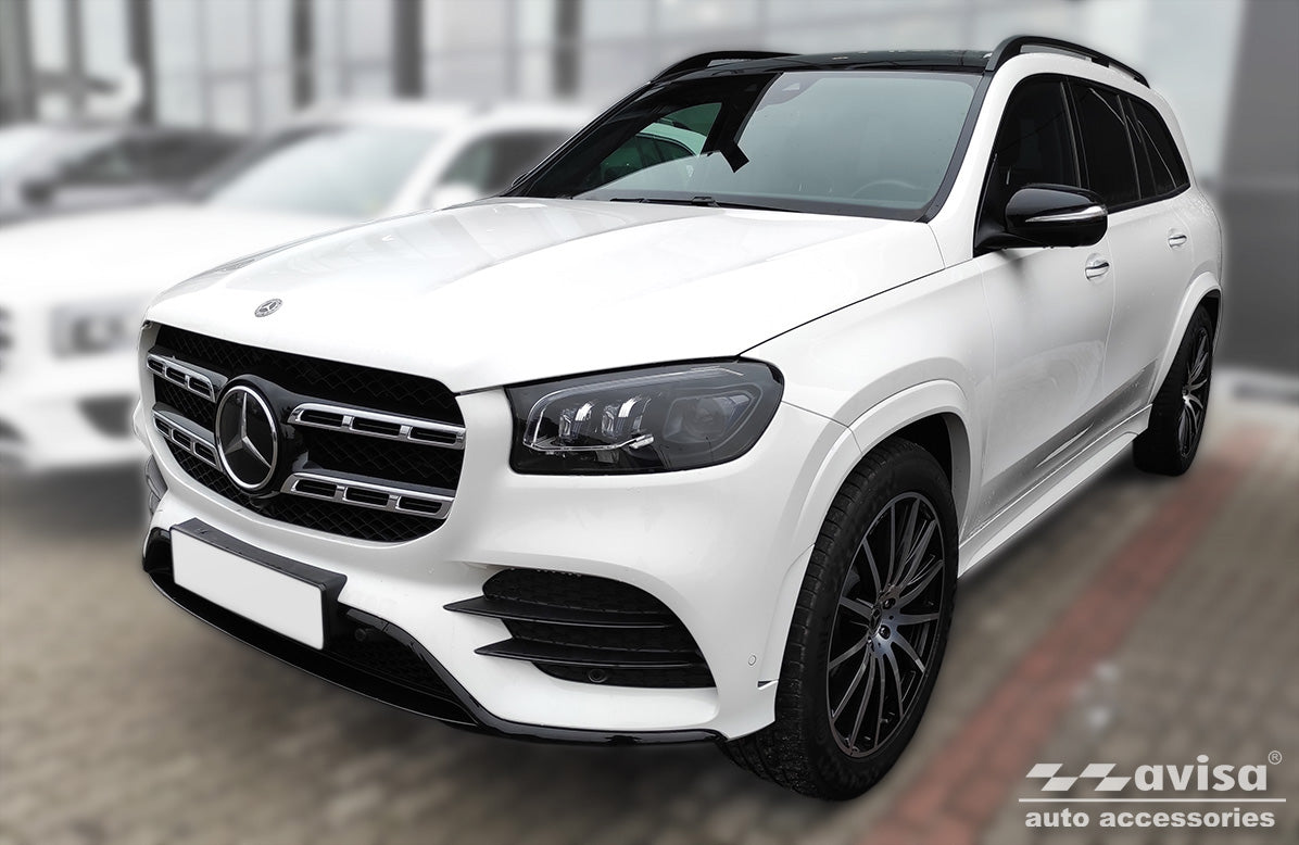 protector de parachoques trasero MERCEDES GLS (X167) negro