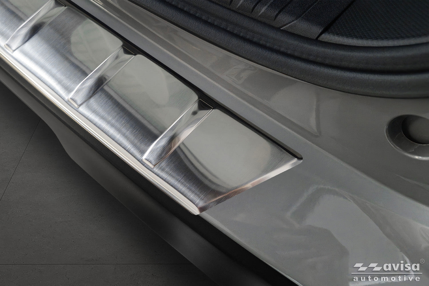 protector de parachoques trasero SUBARU FORESTER plata satinado