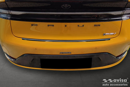 protector de parachoques trasero TOYOTA PRIUS (XW60) negro