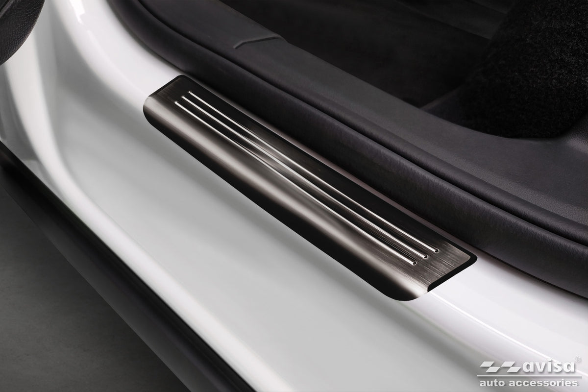Protector umbral de puertas en relieve VW ID 5 negro
