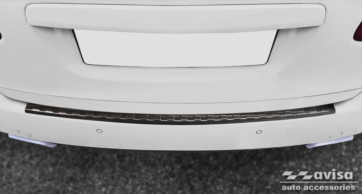 protector de parachoques trasero PORSCHE CAYENNE (92A) negro