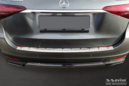protector de parachoques trasero MERCEDES GLE W167 plata satinado